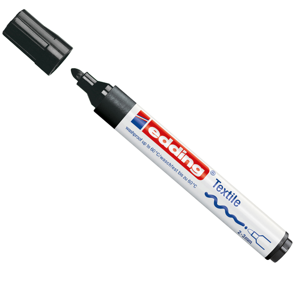 1x MARCATORE EDDING 4500 NERO PT 2-3MM PER TESSUTO