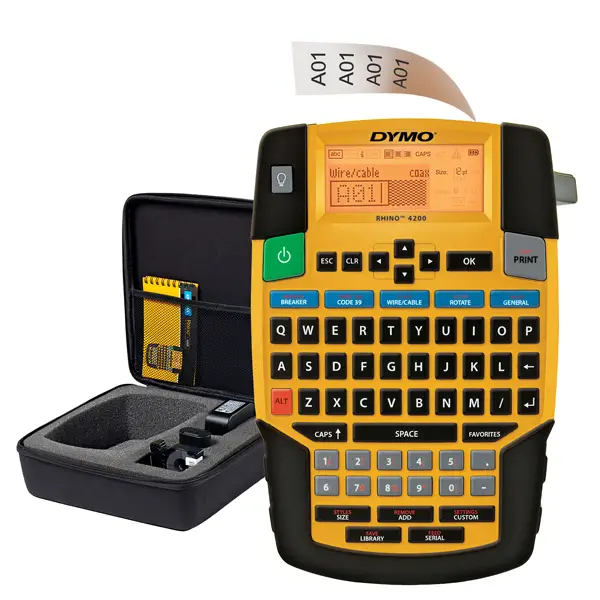 1x Kit etichettatrice industriale RHINO 4200 DYMO