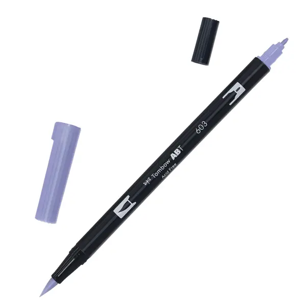 6x Pennarello Tombow ABT Dual Brush 603 periwinkle