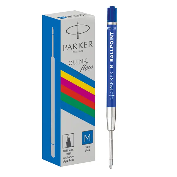 20x Refill sfera Quinkflow versione economica blu M Parker