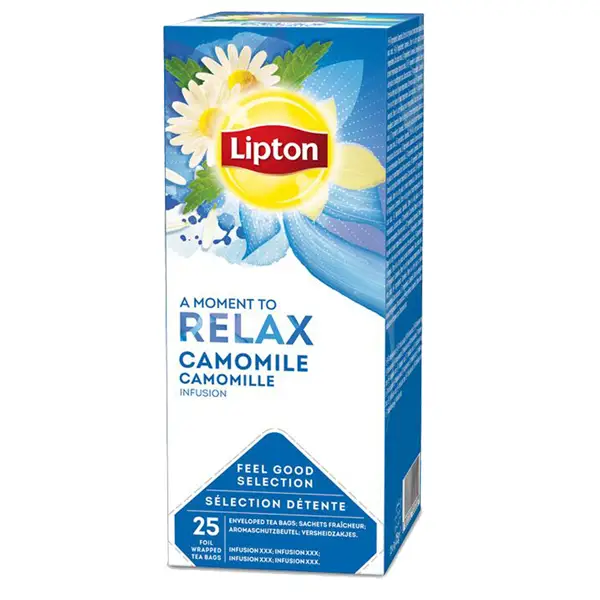 1x Confezione 25 filtri Camomilla Feel Good Selection Lipton
