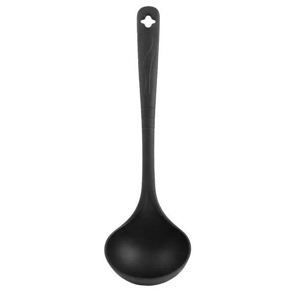1x Mestolo da cucina Stardust 30cm in nylon nero