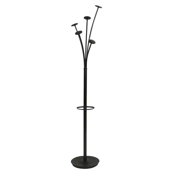 1x Appendiabiti a 5 posti 175cm nero Festival N Alba