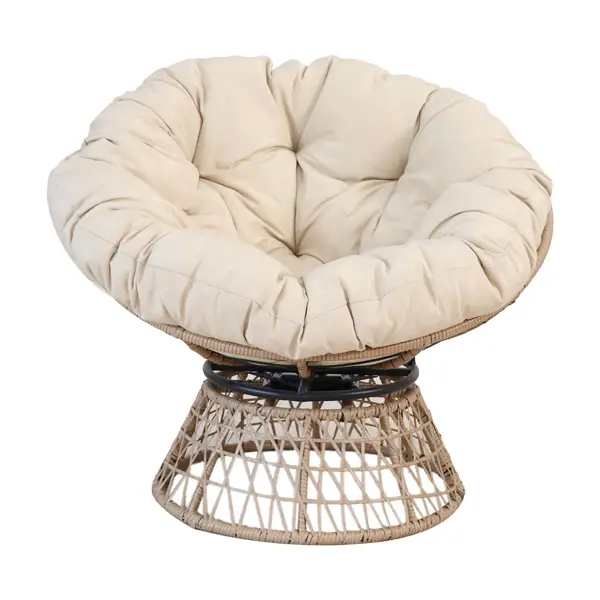 1x Poltrona Bora Bora in polyrattan color naturale