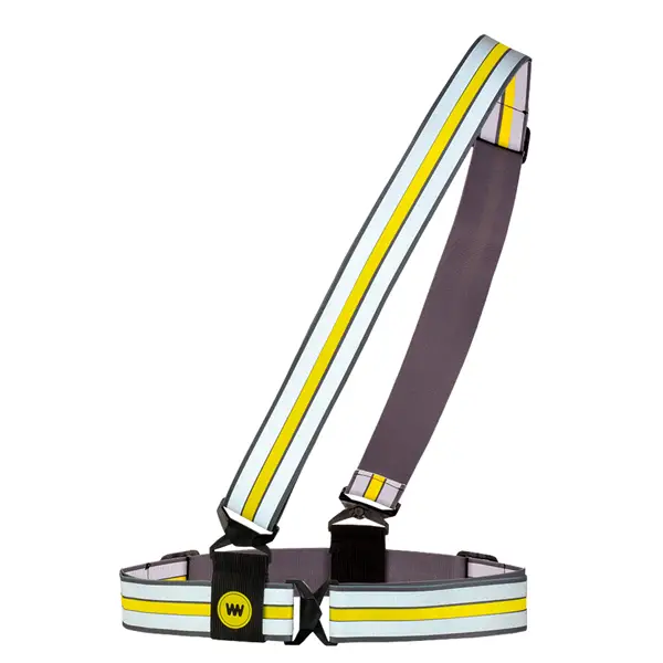 1x Banda sicurezza alta visibilitA' regolabile Cross Wrap giallo fluo WoWow