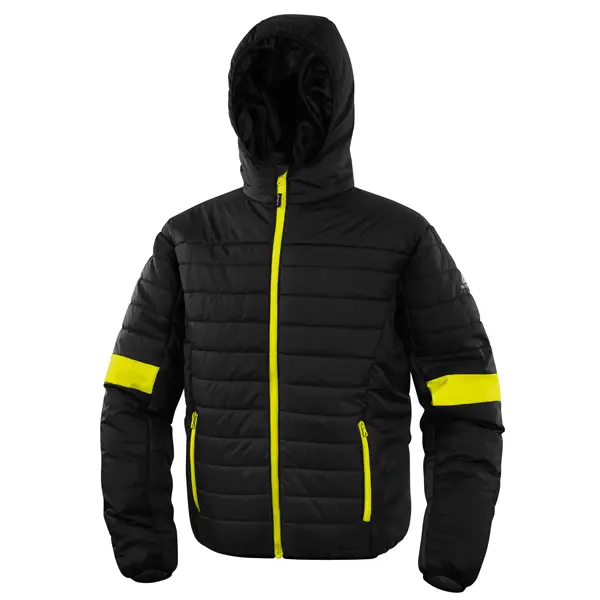 1x Piumino imbottito Bloom Tg. XL nero/giallo Deltaplus
