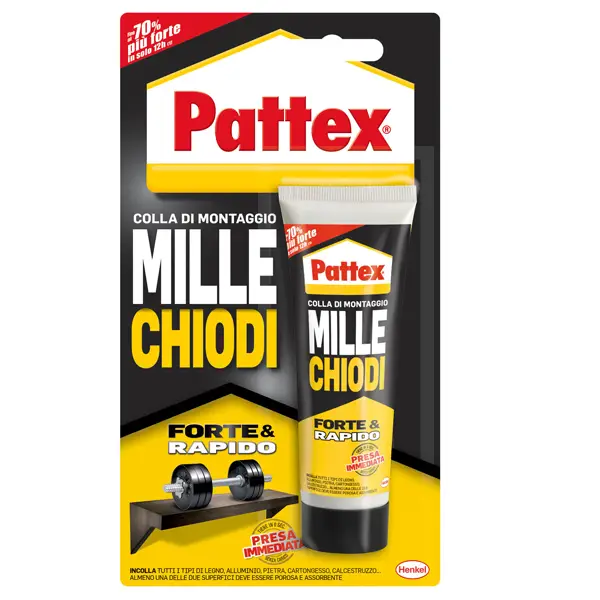 1x Colla PATTEX millechiodi forte e rapido 100g Blister