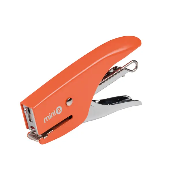 1x MiniCucitrice a pinza FLUO MINI 8 arancio Iternet
