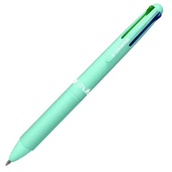 12x Penna sfera 4 colori 4 Multi 1.0mm Pastel dinner mint OSAMA