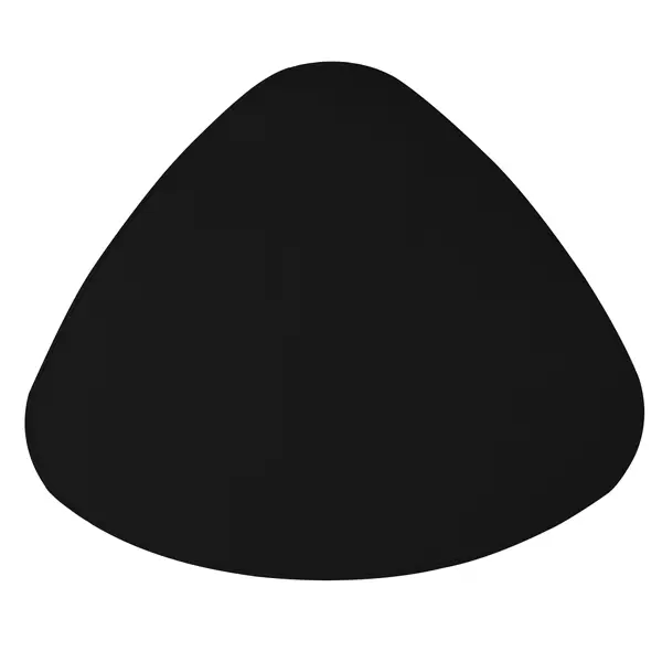 1x Sottopiatto sagomato Talk 43xH35cm nero Stilcasa