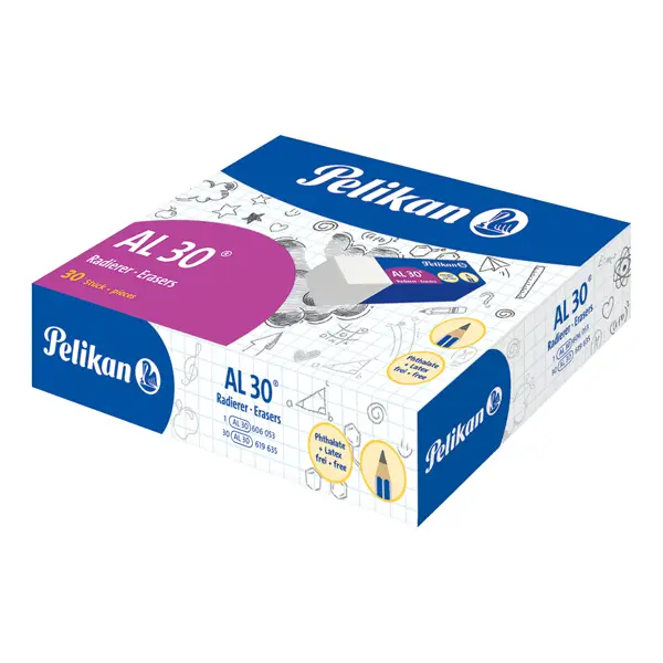 1x Box 30 gomme AL 30 vinile Pelikan