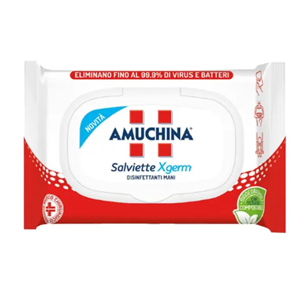 1x 20 Salviette disinfettanti mani Xgerm Amuchina
