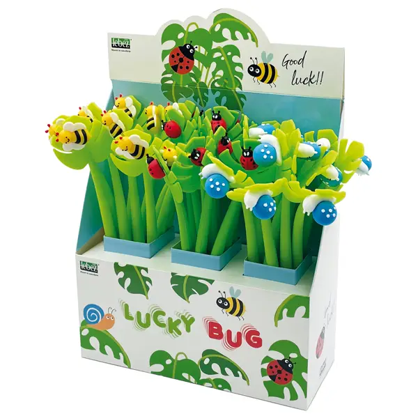 1x Expo 30 penne Lucky Bug flexi fantasie assortite Lebez