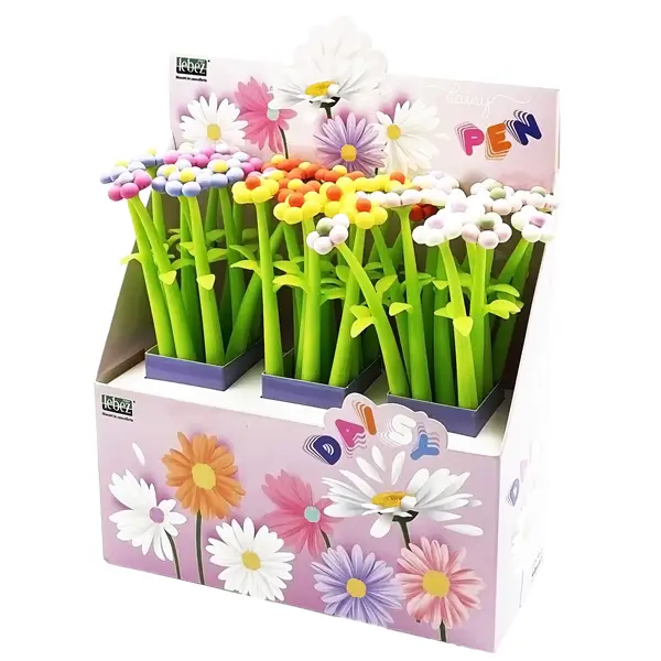 1x Expo 36 penne Daisy Pen flexi fantasie assortite Lebez