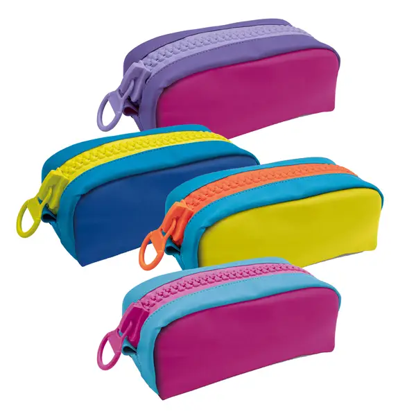12x Taschetta Zippy Colors dim. 22x10x8cm colori assortiti Lebez