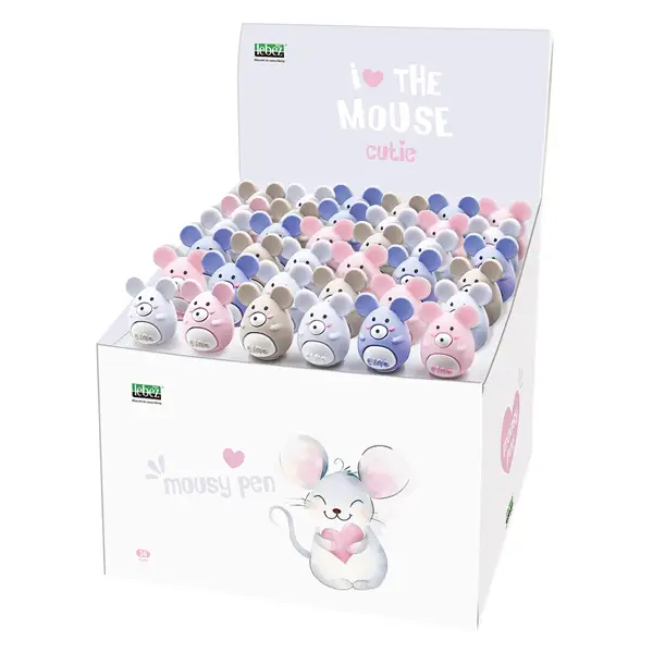1x Expo 36 penne Mousy fantasie assortite Lebez
