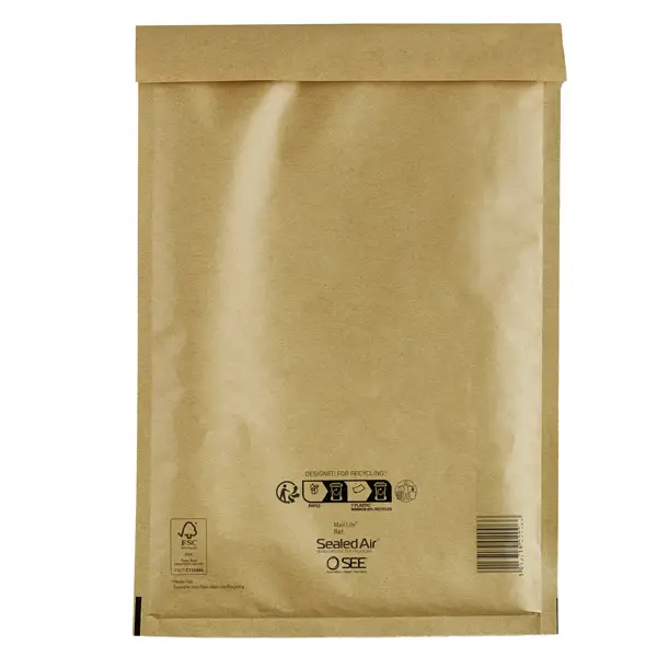 1x 100 Buste imbottite GOLD A 11x16cm UTILE avana - conf.risparmio MAIL LITER