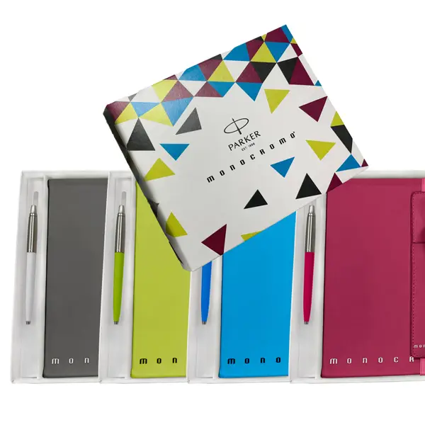 1x Notebook Monocromo c/penna a sfera Jotter Parker colori assortiti Pigna
