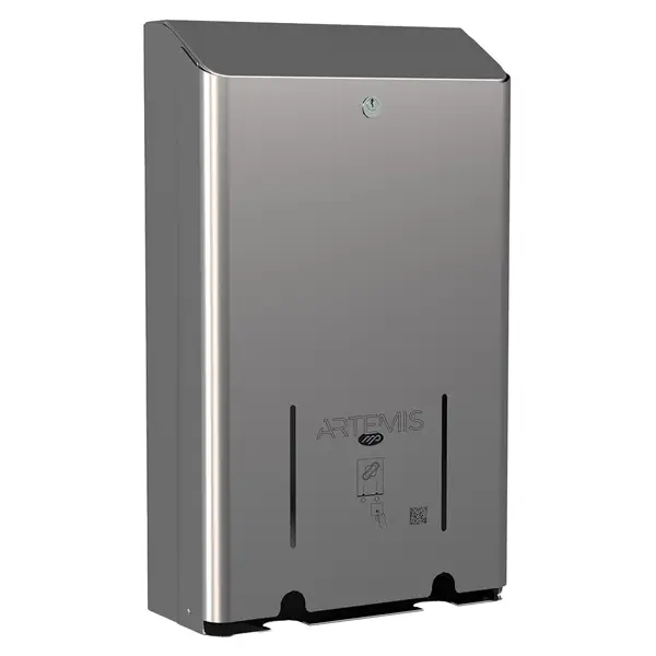 1x Dispenser per assorbenti Artemis 2 colonne acciaio inox lucido Mar Plast