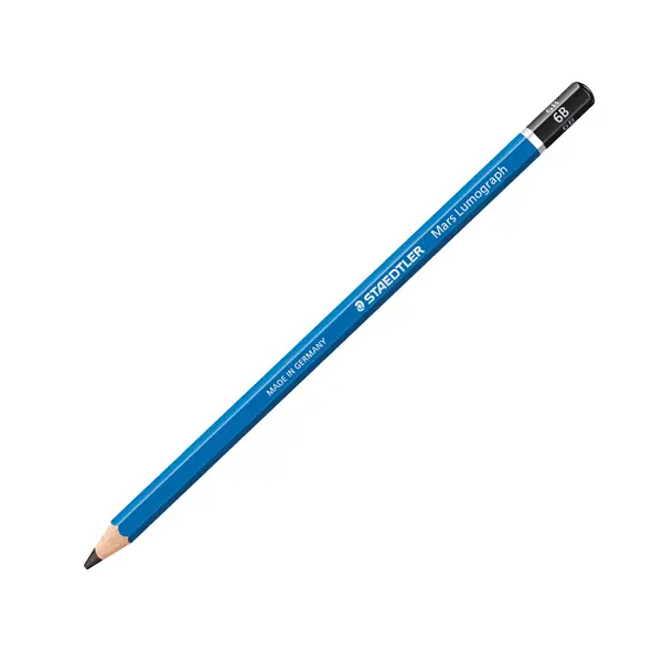 12x Matita grafite Mars Lumograph 100-6B Staedtler