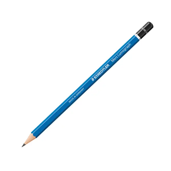 12x Matita grafite Mars Lumograph 100-B Staedtler