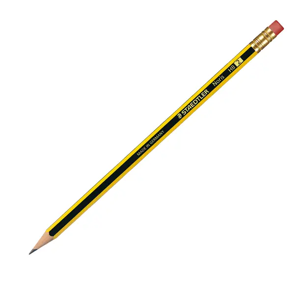 12x Matite grafite c/gommino Noris 122-HB Staedtler