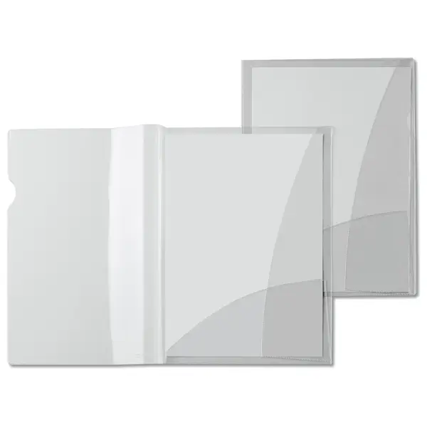 1x 5 CARTELLINE C/TASCHE CAPRI 69/2 21X29,7 PVC CRISTALLO