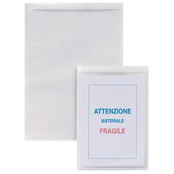 1x 5 BUSTE AUTOADESIVE IESTI STRIP 15X21CM TRASPARENTI