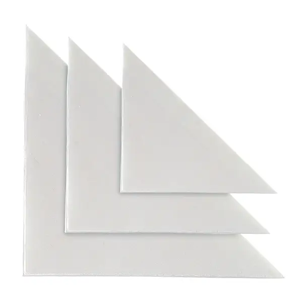 1x 10 BUSTE ADESIVE TASCA TR 10 TRIANGOLARE 10X10CM
