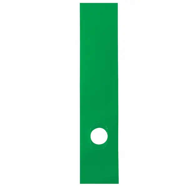 1x Busta 10 copridorso CDR-P PVC adesivi verde 7x34,5cm SEI ROTA
