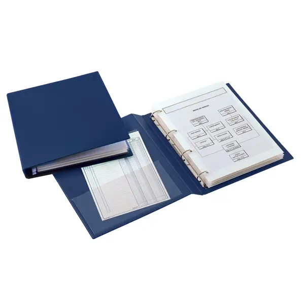1x Raccoglitore SANREMO 2000 25 C 4D blu 22x30cm SEI ROTA