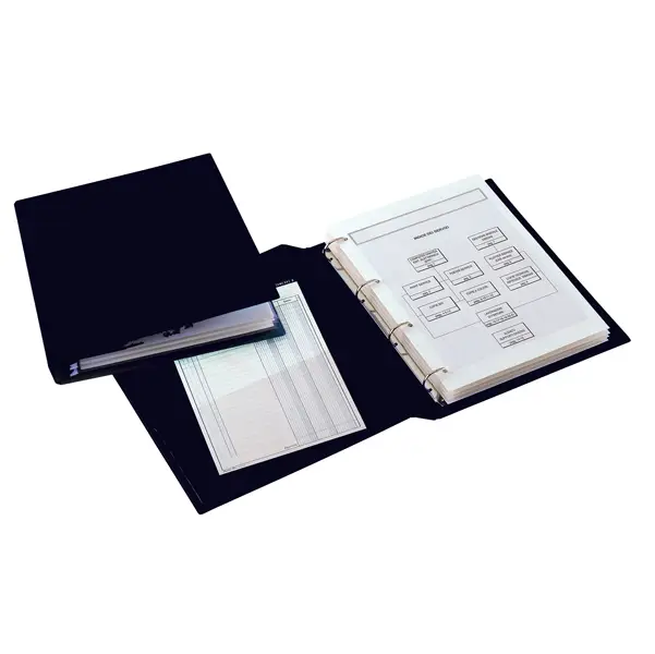 1x Raccoglitore SANREMO 2000 25 4D nero 30x42cm A3-libro SEI ROTA