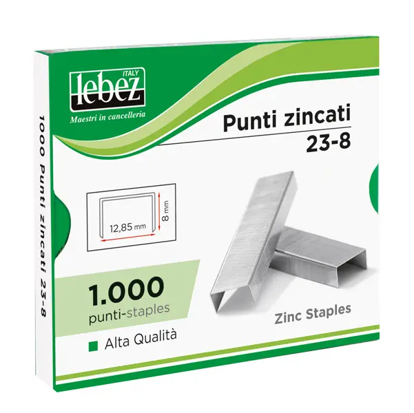 1x SCATOLA 1000 PUNTI KH-23/8 PER ALTI SPESSORI