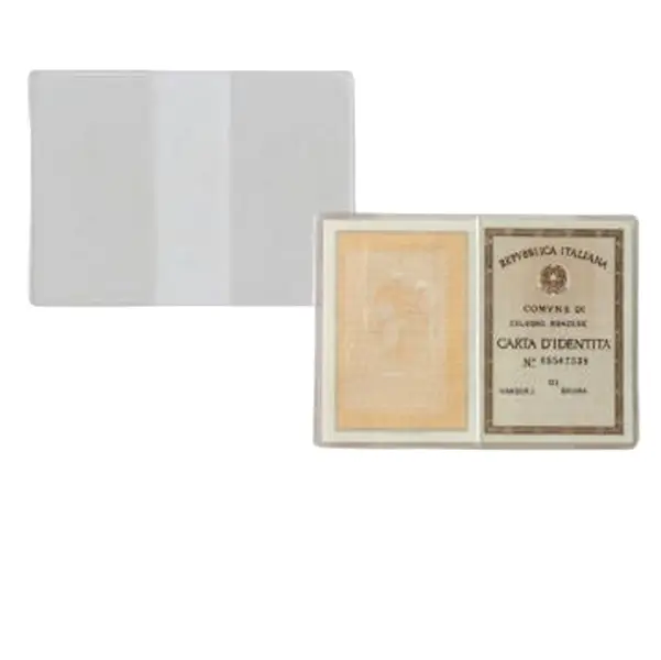 1x 100 BUSTE PORTA CARTA IDENTITA' 15,5X11CM