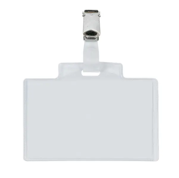 1x 100 portanome Pass 3E 9,5x6cm c/clip in metallo Sei Rota