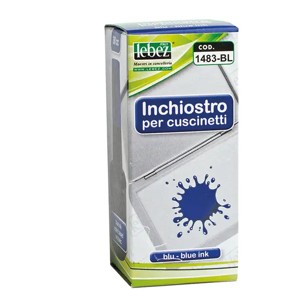1x INCHIOSTRO BLU 30ml ART.1483 S/OLIO X CUSCINETTI LEBEZ