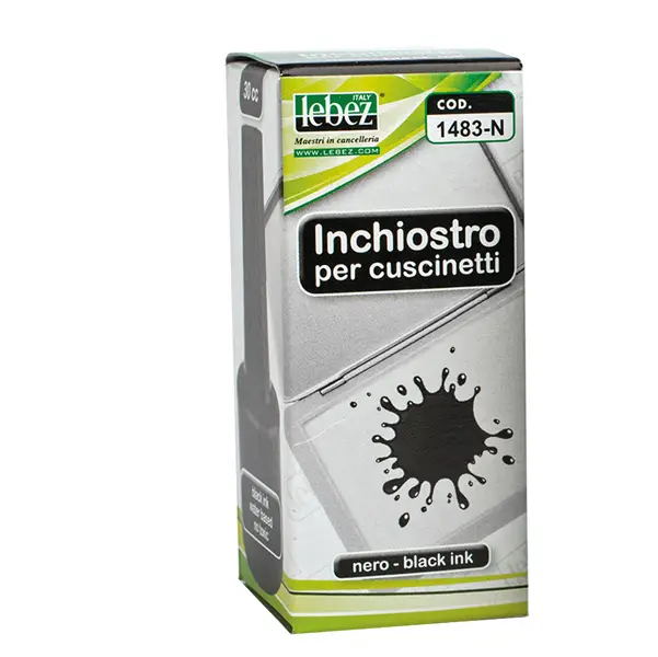 1x INCHIOSTRO NERO 30ml ART.1483 S/OLIO X CUSCINETTI LEBEZ