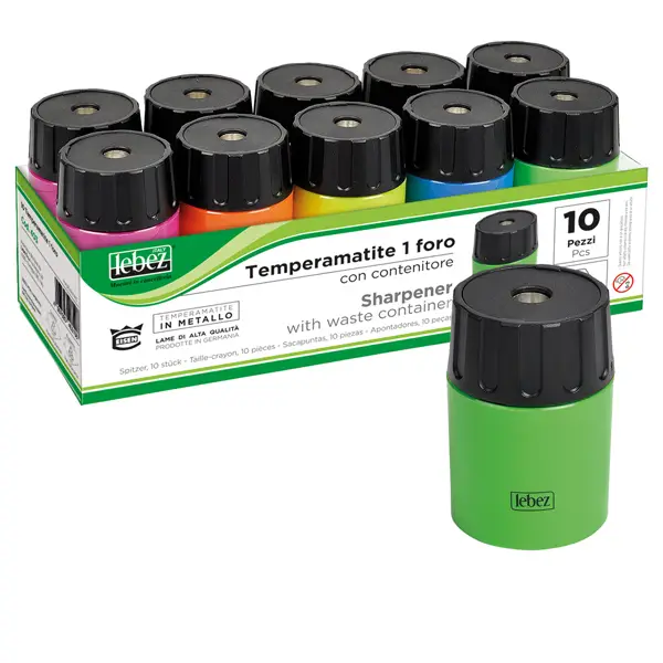 10x TEMPERAMATITE 1 FORO 403 C/CONTENITORE LEBEZ
