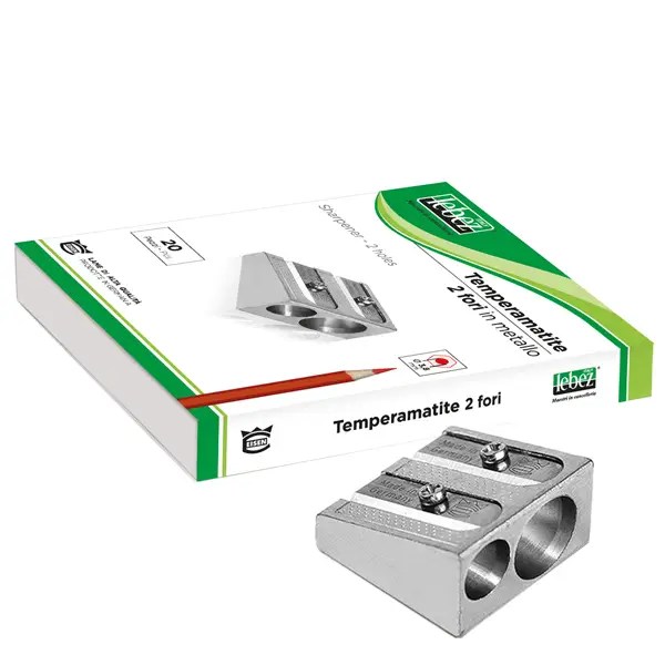 20x TEMPERAMATITE 2 FORI IN METALLO CUNEIFORME ART.020