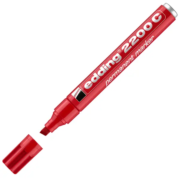 10x MARCATORE EDDING 2200C ROSSO P.SCALPELLO