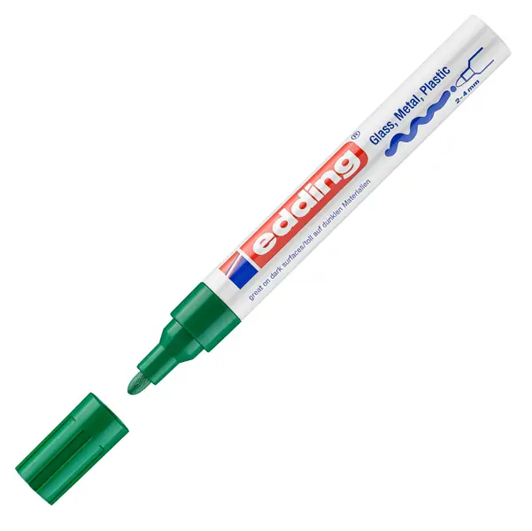 1x Marcatore EDDING 750 punta media vernice verde