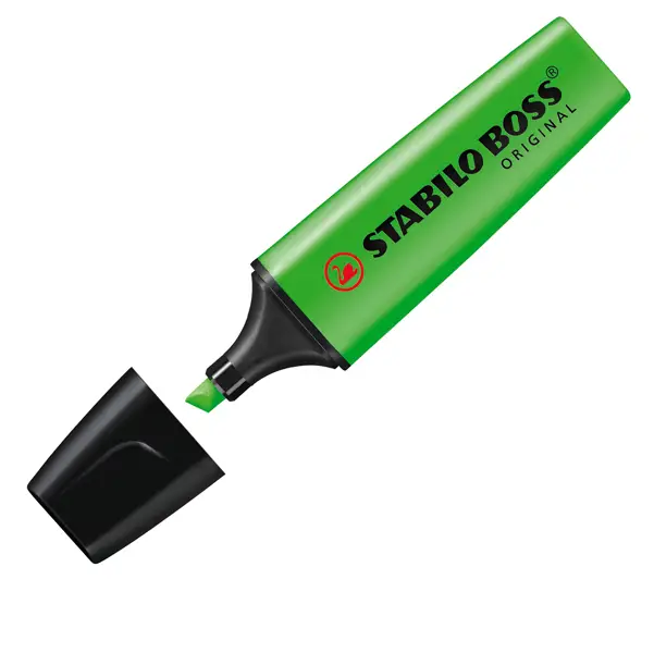 10x EVIDENZIATORE STABILO BOSS VERDE 70/33