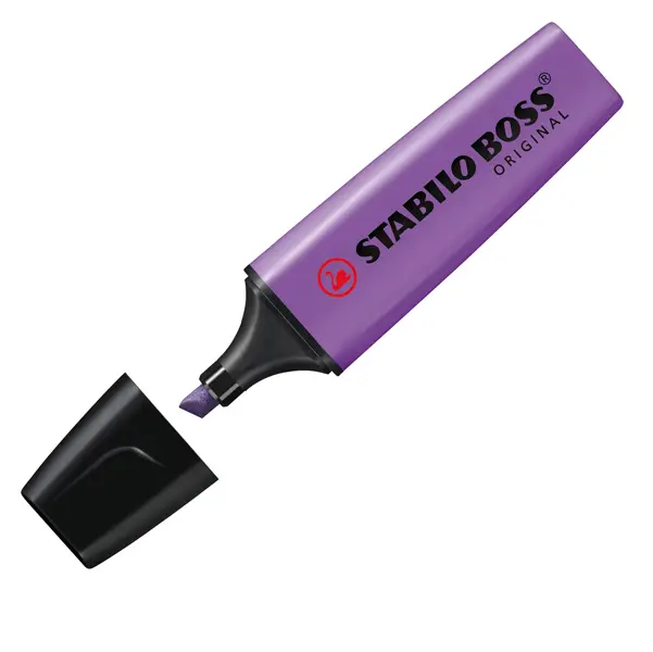 10x EVIDENZIATORE STABILO BOSS LAVANDA 70/55