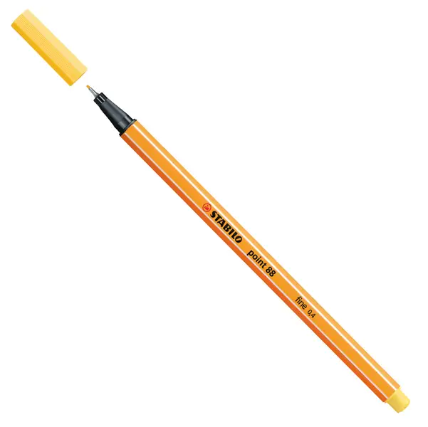 10x PENNARELLO STABILO POINT 88/44 GIALLO