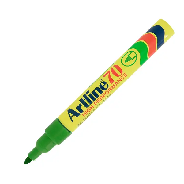 1x Marcatore artline A 70 permanente punta tonda verde