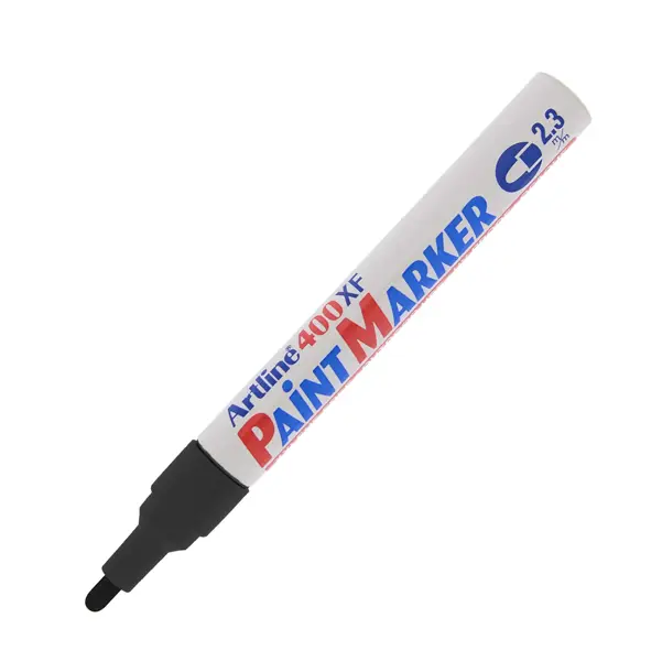 1x Marcatore artline A 400 punta tonda a vernice nero
