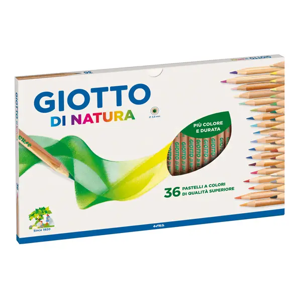 1x ASTUCCIO 36 PASTELLI GIOTTO DI NATURA