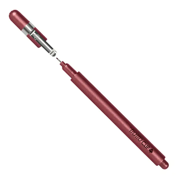 12x PENNARELLO TRATTO CLIP ROSSO