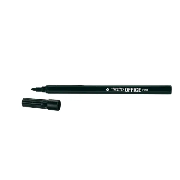 1x SCATOLA 12 PENNARELLI TRATTO OFFICE FINE NERO
