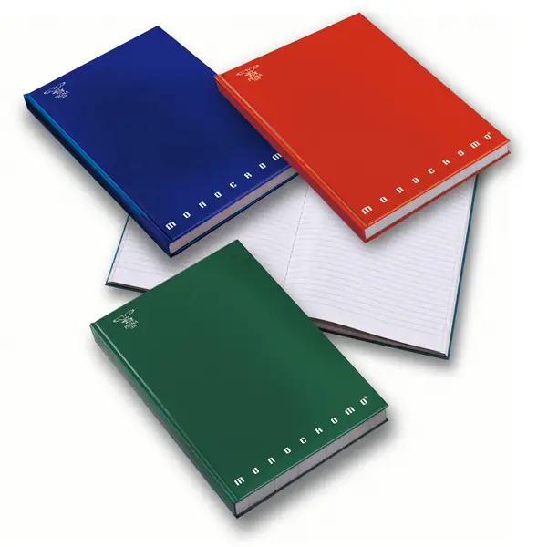 5x QUADERNO A5 CARTONATO 60fg+2 80gr 5mm MONOCROMO PIGNA